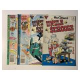 2 HARVEY, 2 GLADSTONE COMIC.50 .60 .95 CENT COVERS