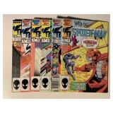 6 MARVEL COMICS W/75 CENT COVERS SEE DESC.