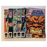 6 MARVEL COMICS W/60 CENT COVERS SEE DESC.