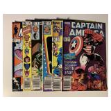 6 MARVEL COMICS W/75 CENT COVERS SEE DESC.