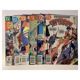 6 DC COMICS W/60 CENT COVERS SEE DESC.