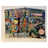 6 MARVEL COMICS W/35 CENT COVERS SEE DESC.