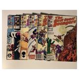 6 MARVEL COMICS W/75 CENT COVERS SEE DESC.