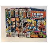 6 MARVEL COMICS W/35 CENT COVERS SEE DESC.