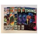 6 MARVEL COMICS W/60 CENT COVERS SEE DESC.