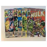 6 MARVEL COMICS W/60 CENT COVERS SEE DESC.