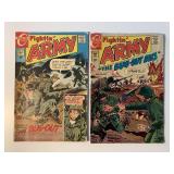 2 CHARLTON COMICS W/15 CENT COVERS SEE DESC.