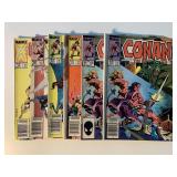 6 MARVEL COMICS W/65 CENT COVERS SEE DESC.