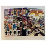 6 MARVEL COMICS W/75 CENT COVERS SEE DESC.