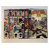 6 MARVEL COMICS W/75 CENT COVERS SEE DESC.