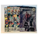 6 MARVEL COMICS W/25,30,35 CENT COVERS SEE DESC.