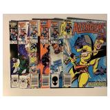 6 MARVEL COMICS W/75 CENT COVERS SEE DESC.