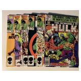 6 MARVEL COMICS W/75 CENT COVERS SEE DESC.
