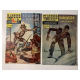 2 CLASSIC ILLUSTRATED COMICS W/25 CENT COVERS