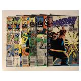 6 MARVEL COMICS W/75 CENT COVERS SEE DESC.