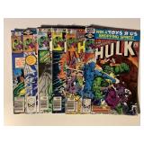 6 MARVEL COMICS W/50 CENT COVERS SEE DESC.