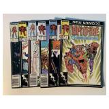 6 MARVEL COMICS W/75 CENT COVERS SEE DESC.