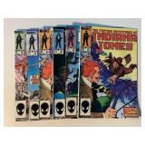 6 MARVEL COMICS W/65 CENT COVERS SEE DESC.