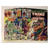 6 MARVEL COMICS W/40 CENT COVERS SEE DESC.