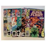 6 MARVEL COMICS W/60 CENT COVERS SEE DESC.