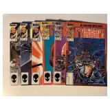 6 MARVEL COMICS W/75 CENT COVERS SEE DESC.