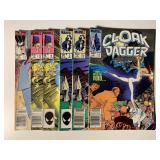 6 MARVEL COMICS W/65 CENT COVERS SEE DESC.