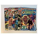 6 MARVEL COMICS 25 CENT COVERS SEE DESC.