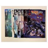 6 ASPEN & 2 BROADSWORD COMICS SEE DESC.