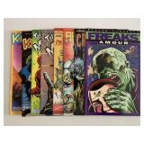 7 MONSTER & 1 DARK HORSE COMICS SEE DESC.