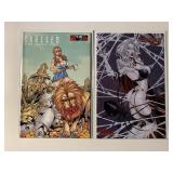 2 AVATAR COMICS LADY DEATH #0 & CROSSED #5