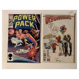2 MARVEL COMICS POWER PACK #1 & WEB-WARRIORS #6