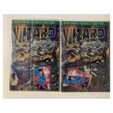 2 DYNAMIC FORCES COMICS WIZARD 2/#1 SEALED W/CARD