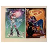2 ASPEN COMICS CHARISMAGIC #23 & BUBBLE GUN #1B