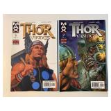 2 MAX COMICS THOR VIKINGS #1, 2 ADULT READ