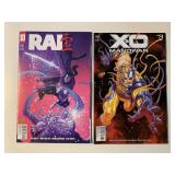 2 VALIANT COMICS X-O MANOWAR #3 & RAI #10