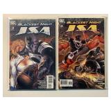 2 DC COMICS  BLACKEST NIGHT JSA #2, 3