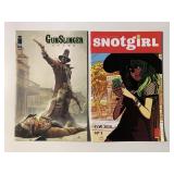 2 IMAGE COMICS SNOT GIRL #2 & GUN SLINGER SPAWN #2