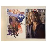 2 IDW COMICS THE X FILES #14 & BRUTAL NATURE #1