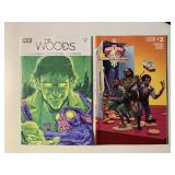 2 BOOM COMICS THE WOODS #20 & THE NEW DAY #2