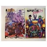 2 IMAGE COMICS SPACE BANDITS #3 & BITTER ROOT #15