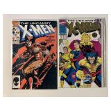 2 MARVEL COMICS THE UNCANNY X-MEN #212, 275