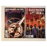 2 MARVEL COMICS BLACK PANTHER & THE CREW #5, 6