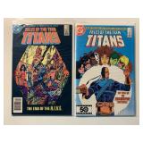 2 DC COMICS TALES OF THE TEEN TITANS #47, 54