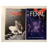 2 IMAGE COMICS DRACULA #1 & FERAL #1