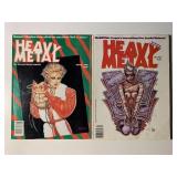 2 HEAVY METAL ADULT FANTASY MAGAZINES SEE DESC.