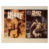 2 HEAVY METAL ADULT FANTASY MAGAZINES SEE DESC.