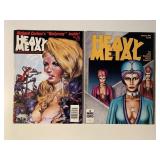 2 HEAVY METAL ADULT FANTASY MAGAZINES SEE DESC.
