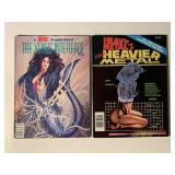 2 HEAVY METAL ADULT FANTASY MAGAZINES SEE DESC.