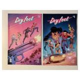 2 MAD CAVE COMICS DRY FOOT #3, 4