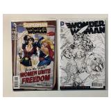 2 DC COMICS WONDER WOMAN SEE DESC.